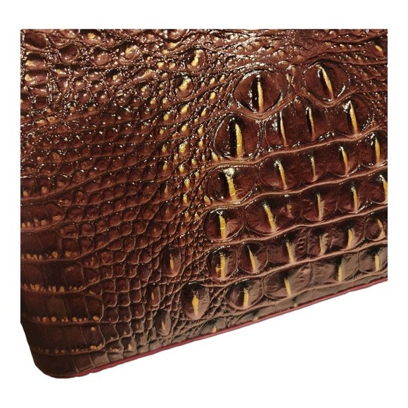 nwt BRAHMIN Duxbury Satchel Sunset Melbourne with detachable crossbody strap - Picture 11 of 16